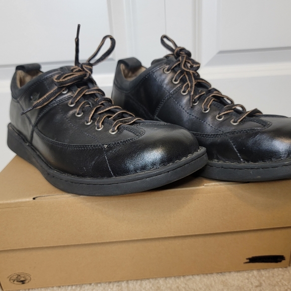 Men's Born Prophet Black Leather Lace-Up Oxford Dress Shoes - 14 - Picture 10 of 10